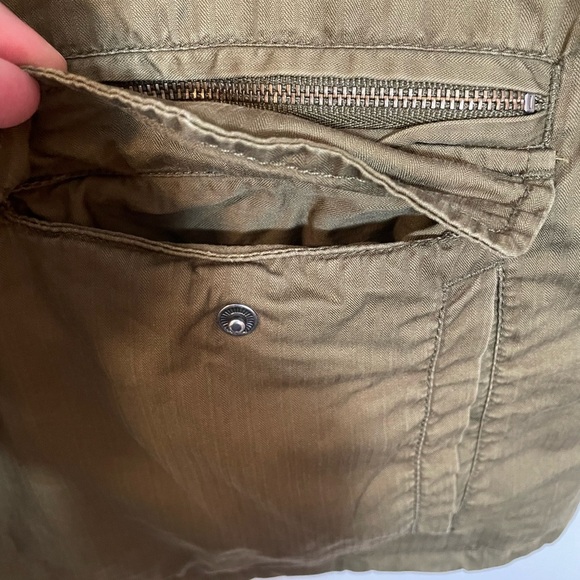 Horny Toad Green Ghostwriter Utility Jacket Wool Blend Lining Women’s Size Small - Picture 6 of 16